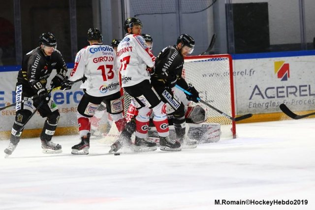Photo hockey match Rouen - Amiens  le 06/12/2019