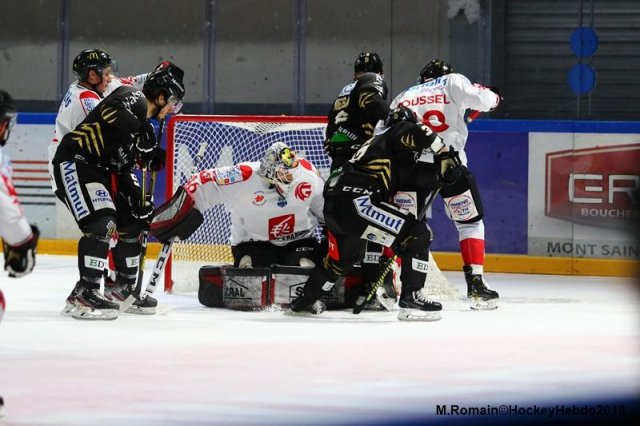Photo hockey match Rouen - Amiens  le 06/12/2019