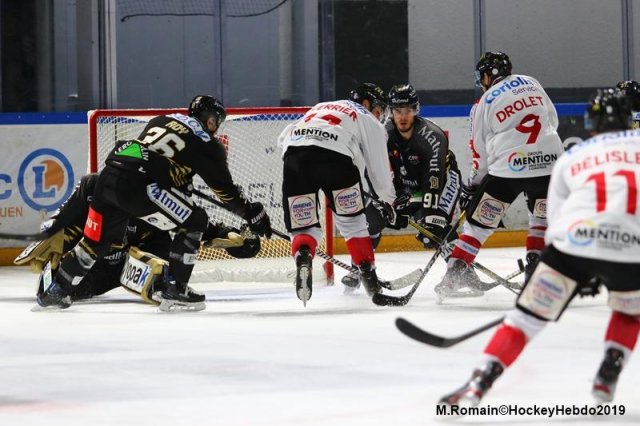 Photo hockey match Rouen - Amiens  le 06/12/2019