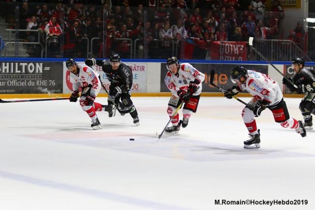 Photo hockey match Rouen - Amiens  le 06/12/2019