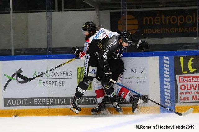 Photo hockey match Rouen - Amiens  le 06/12/2019