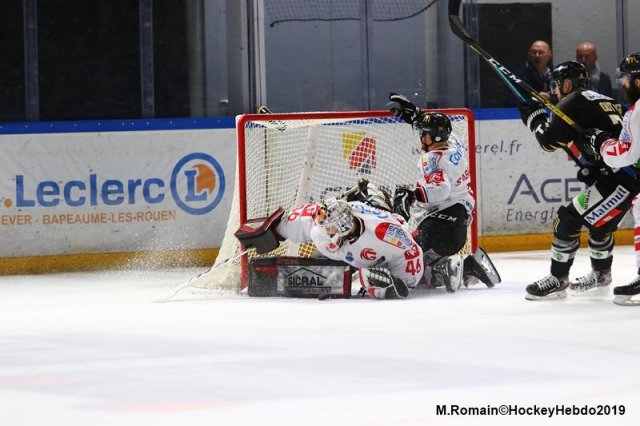 Photo hockey match Rouen - Amiens  le 06/12/2019