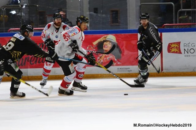 Photo hockey match Rouen - Amiens  le 06/12/2019