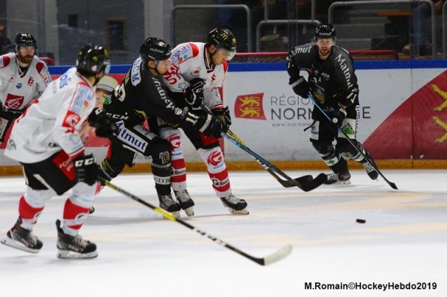 Photo hockey match Rouen - Amiens  le 06/12/2019