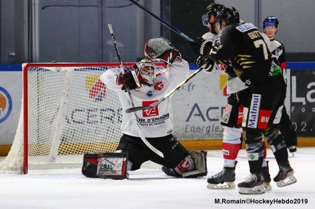 Photo hockey match Rouen - Amiens  le 06/12/2019