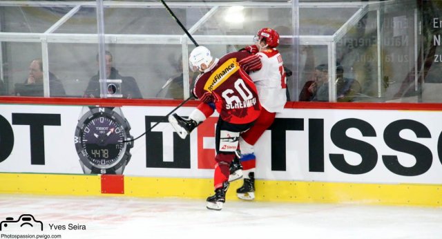 Photo hockey match Switzerland - Russia le 13/12/2019