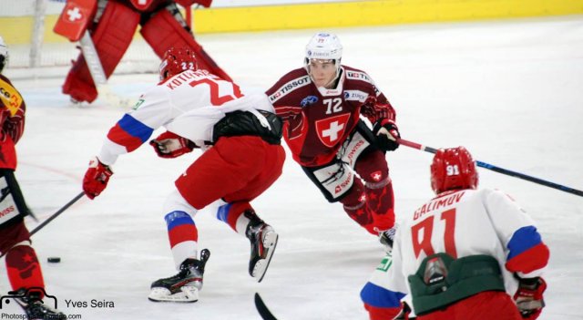 Photo hockey match Switzerland - Russia le 13/12/2019
