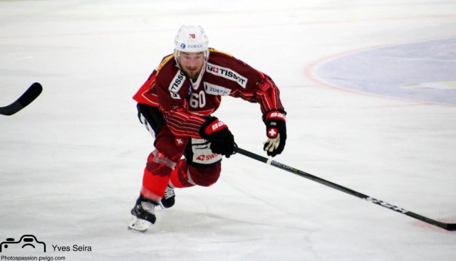Photo hockey match Switzerland - Russia le 13/12/2019