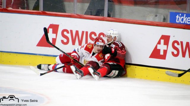 Photo hockey match Switzerland - Russia le 13/12/2019