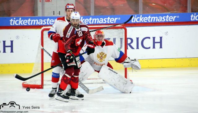 Photo hockey match Switzerland - Russia le 13/12/2019