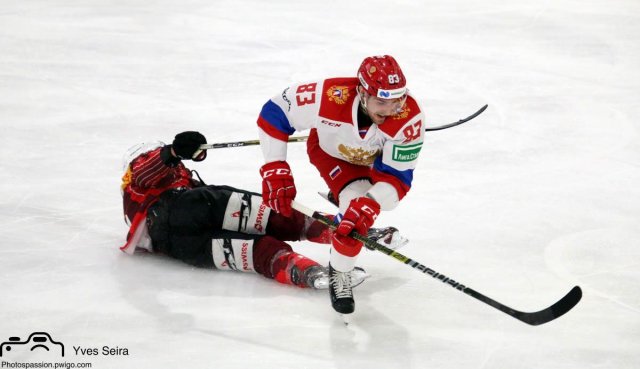 Photo hockey match Switzerland - Russia le 13/12/2019