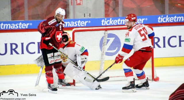 Photo hockey match Switzerland - Russia le 13/12/2019