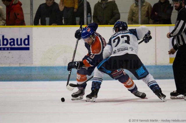 Photo hockey match Clermont-Ferrand - Marseille le 14/12/2019