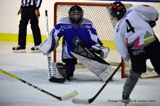 Photo hockey reportage Fem élite : Tonitruante victoire
