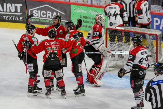 Photo hockey match Amiens  - Bordeaux le 22/12/2019