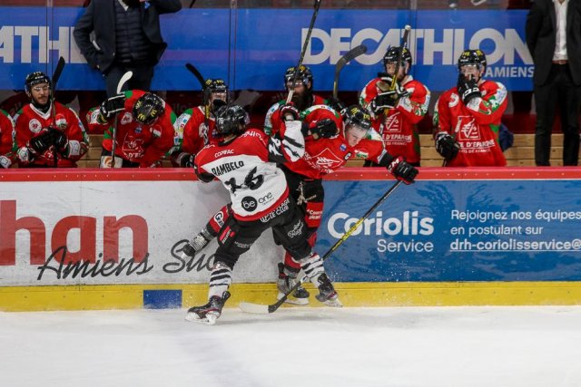 Photo hockey match Amiens  - Bordeaux le 22/12/2019