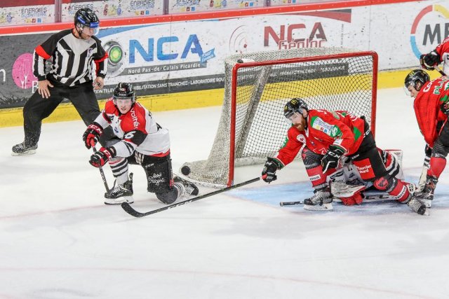Photo hockey match Amiens  - Bordeaux le 22/12/2019
