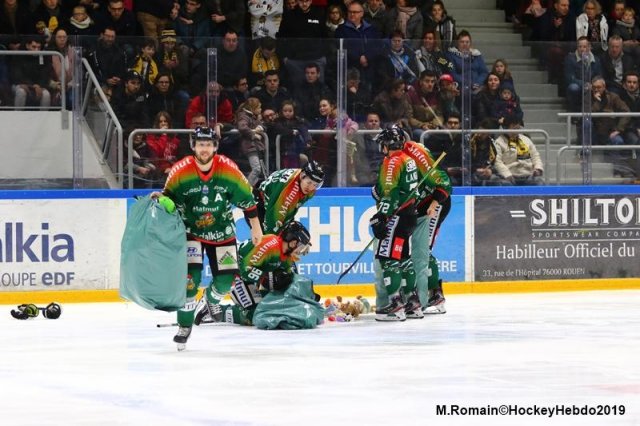 Photo hockey match Rouen - Briançon  le 28/12/2019