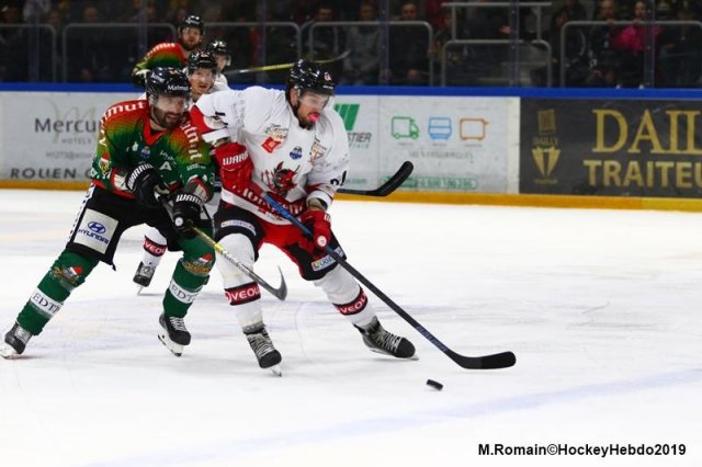 Photo hockey match Rouen - Briançon  le 28/12/2019