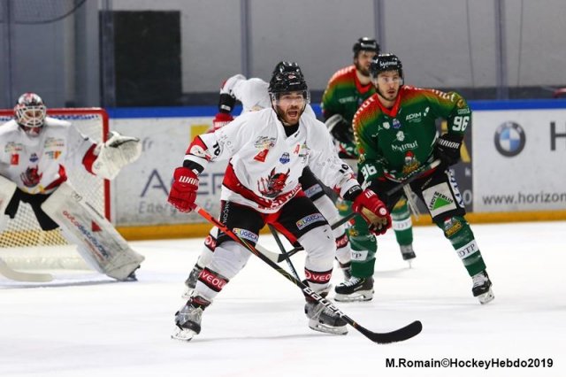 Photo hockey match Rouen - Briançon  le 28/12/2019
