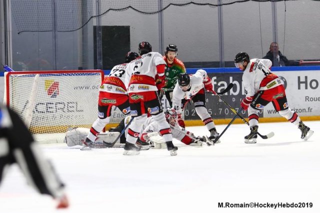 Photo hockey match Rouen - Briançon  le 28/12/2019