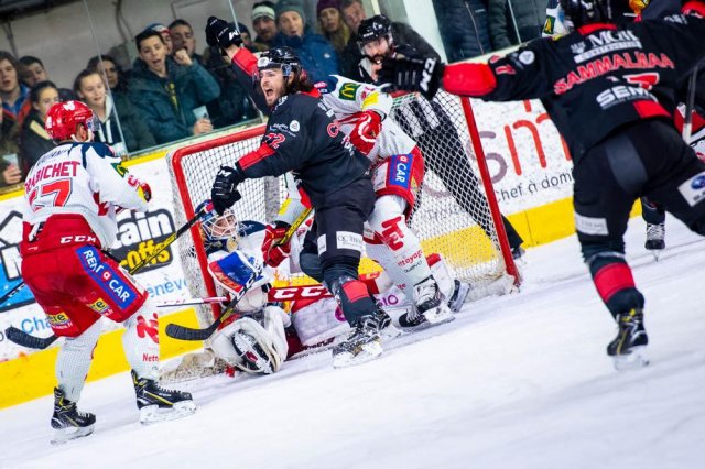 Photo hockey match Chamonix  - Grenoble  le 30/12/2019