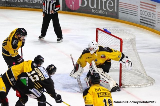 Photo hockey match Rouen - Nice le 30/12/2019