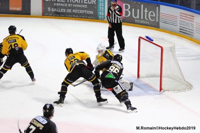 Photo hockey match Rouen - Nice le 30/12/2019