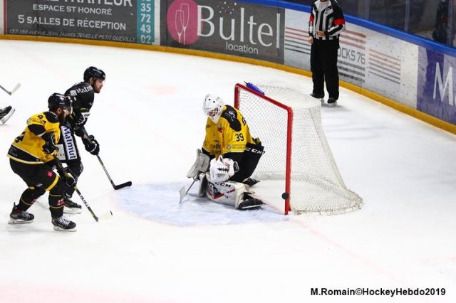 Photo hockey match Rouen - Nice le 30/12/2019
