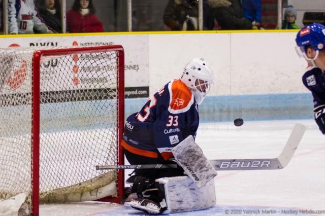 Photo hockey match Clermont-Ferrand - Caen  le 04/01/2020