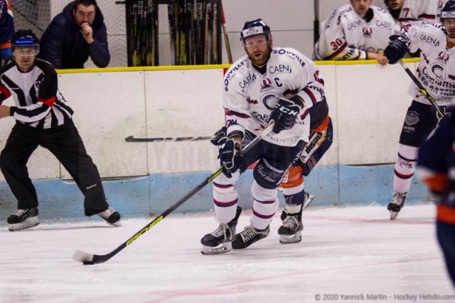 Photo hockey match Clermont-Ferrand - Caen  le 04/01/2020
