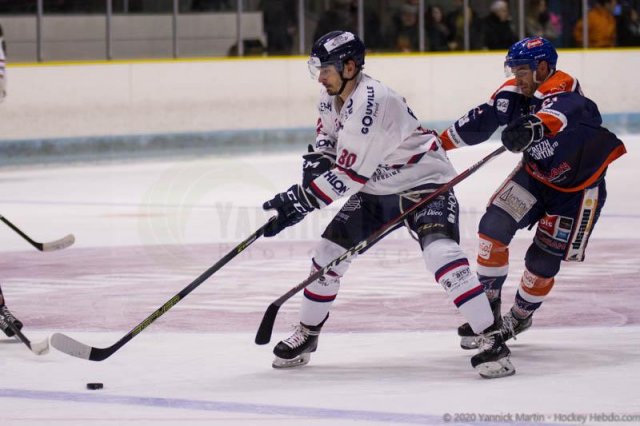 Photo hockey match Clermont-Ferrand - Caen  le 04/01/2020