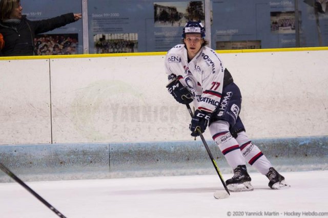 Photo hockey match Clermont-Ferrand - Caen  le 04/01/2020