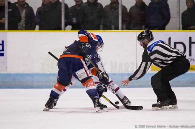 Photo hockey match Clermont-Ferrand - Caen  le 04/01/2020