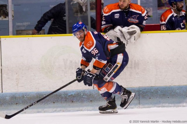 Photo hockey match Clermont-Ferrand - Caen  le 04/01/2020