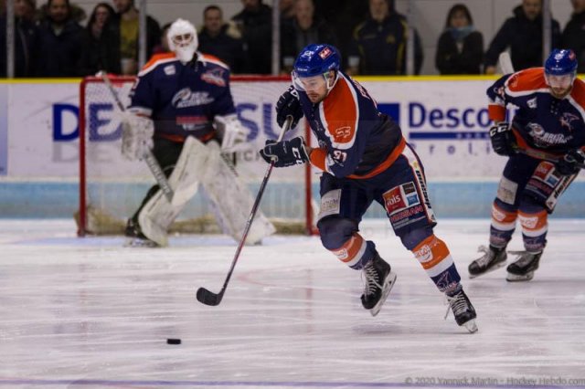 Photo hockey match Clermont-Ferrand - Caen  le 04/01/2020