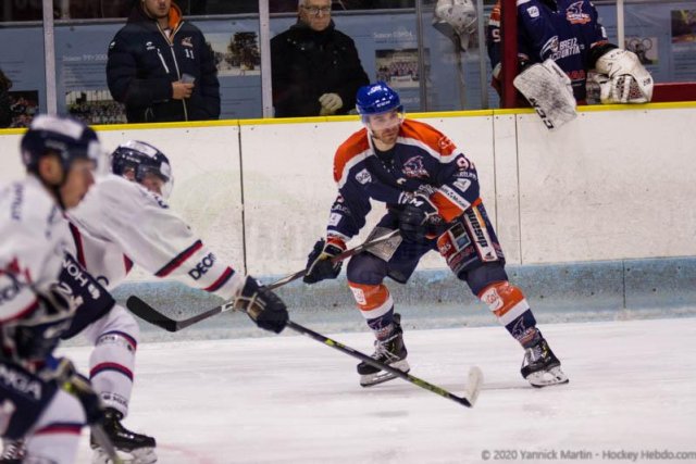 Photo hockey match Clermont-Ferrand - Caen  le 04/01/2020