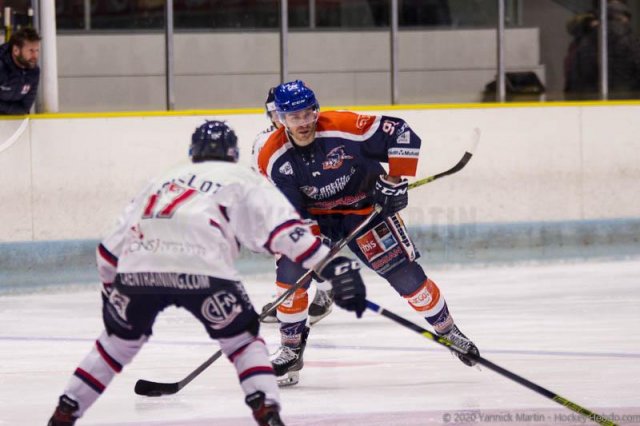 Photo hockey match Clermont-Ferrand - Caen  le 04/01/2020