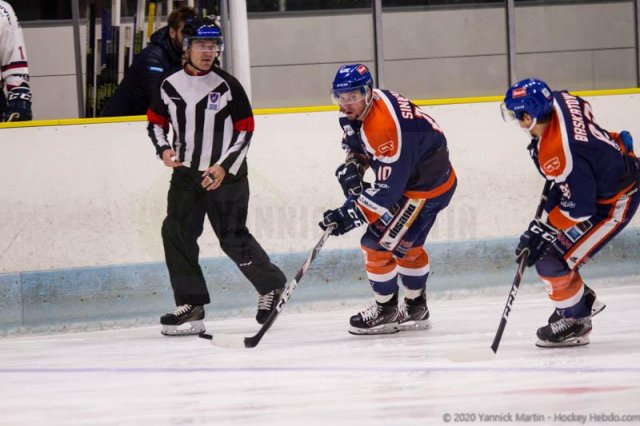 Photo hockey match Clermont-Ferrand - Caen  le 04/01/2020