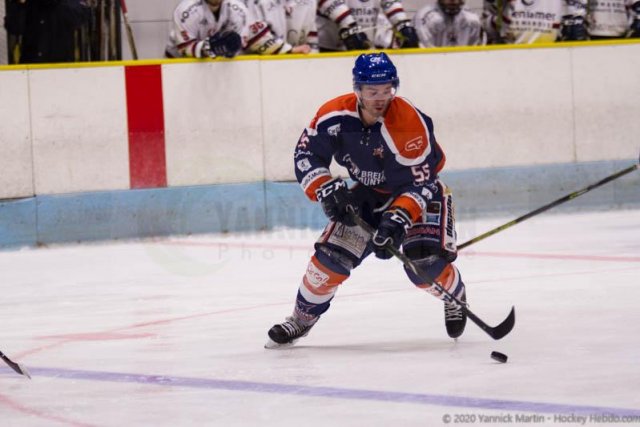 Photo hockey match Clermont-Ferrand - Caen  le 04/01/2020