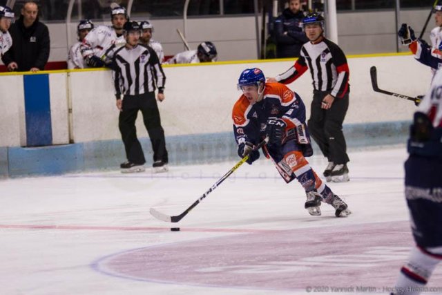 Photo hockey match Clermont-Ferrand - Caen  le 04/01/2020