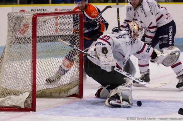 Photo hockey match Clermont-Ferrand - Caen  le 04/01/2020