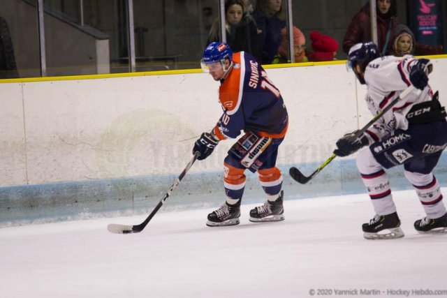 Photo hockey match Clermont-Ferrand - Caen  le 04/01/2020