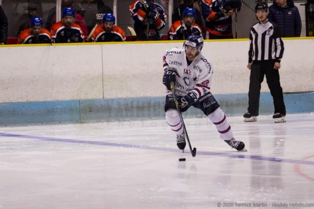 Photo hockey match Clermont-Ferrand - Caen  le 04/01/2020