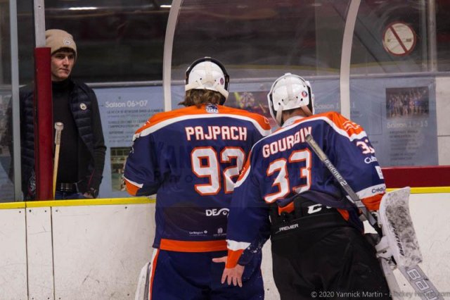 Photo hockey match Clermont-Ferrand - Caen  le 04/01/2020