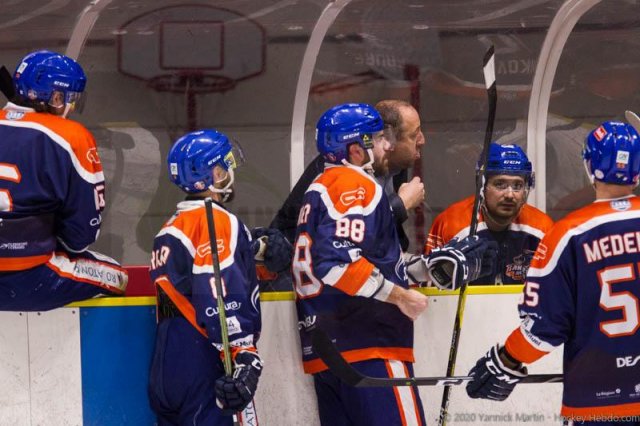 Photo hockey match Clermont-Ferrand - Caen  le 04/01/2020