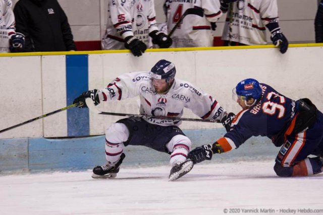 Photo hockey match Clermont-Ferrand - Caen  le 04/01/2020
