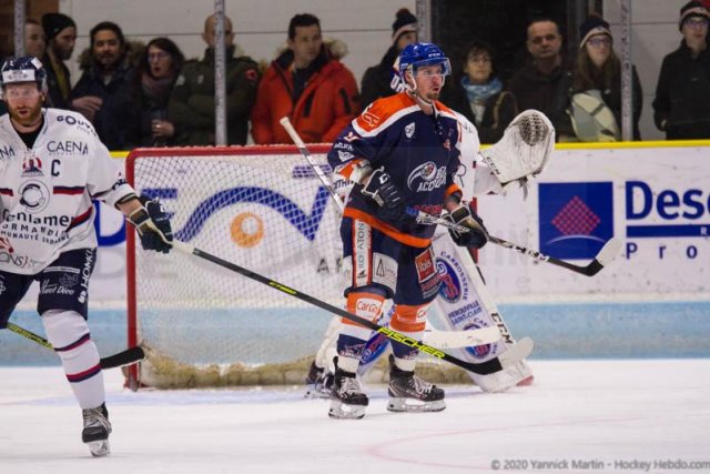 Photo hockey match Clermont-Ferrand - Caen  le 04/01/2020