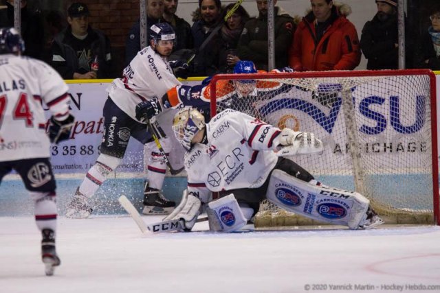 Photo hockey match Clermont-Ferrand - Caen  le 04/01/2020