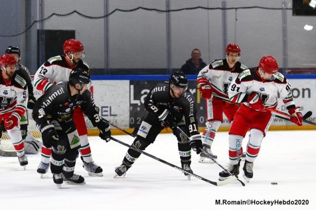 Photo hockey match Rouen - Anglet le 05/01/2020